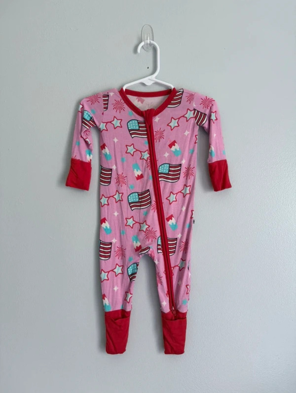 Birdie Bean Patriotic Bamboo Convertible Zippy 0-3M
